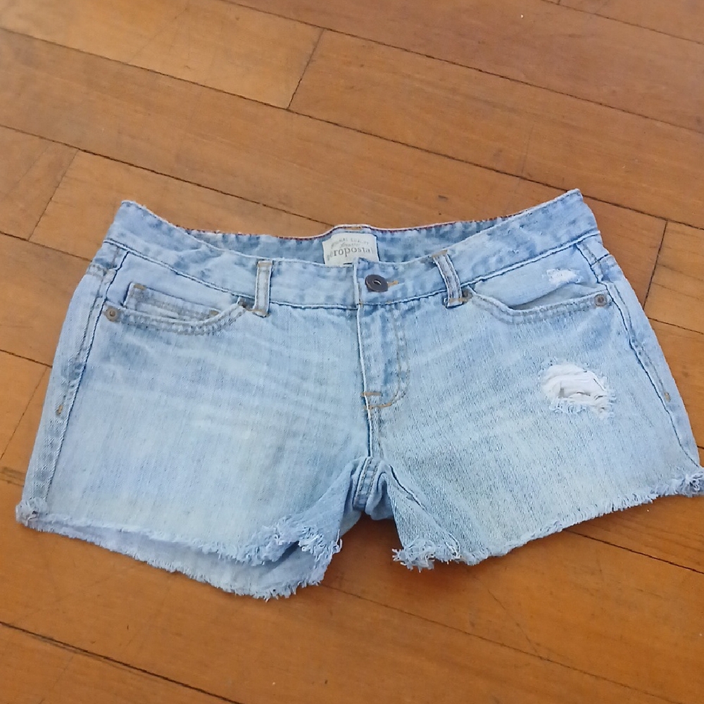 Aeropostale Light Blue Jean Shorts